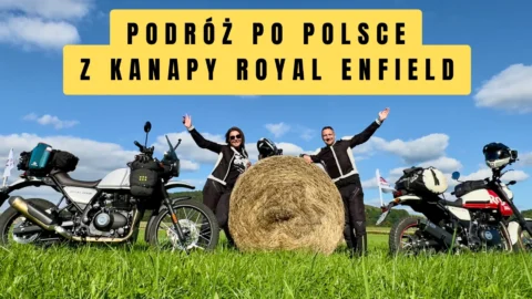 Polska-na-Royal-Enfield-himalayan-scram-bale-zboza-zbiory-sianokosy-para-motocykle